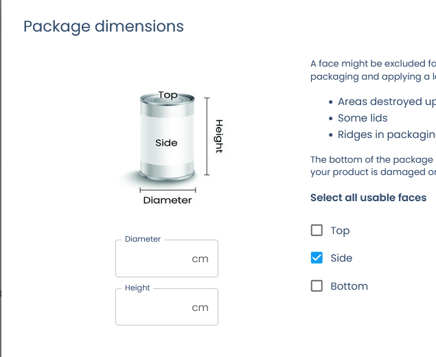 Table format selector